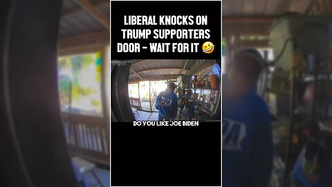 Liberal Knocks On a Trump Supporter's Door, Gets Immediately Rejected