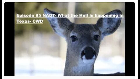 Episode 95 NADT- What the Hell is happening in Texas- CWD