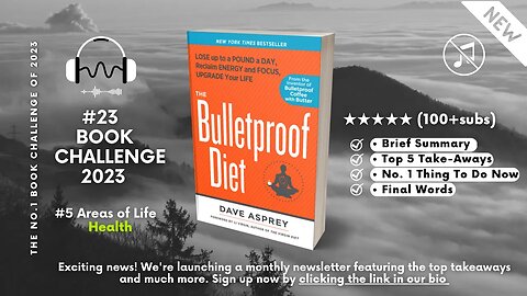 #23 Bulletproof Coffee (114 BOOK CHALLENGE 2023)
