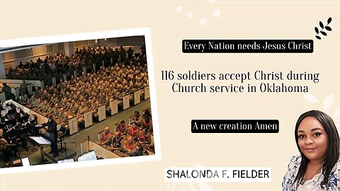 116 soldiers accept Christ during Church service in Oklahoma