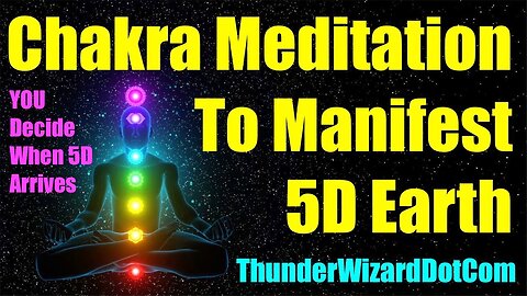 5D MANIFESTATION - CHAKRA MEDITATION TO CREATE 5D EARTH, GUARANTEED TO SHIFT YOU TO HIGHER DIMENSION