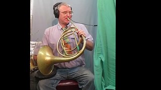 Richard Burdick plays - 4th horn solo - Beethoven's 9th Symphony on #Natural #Horn #Richard #Burdick