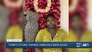 Thrift store owner unboxes new ideas