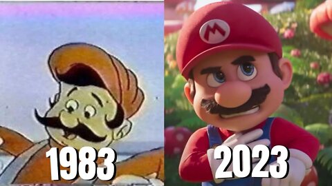 Evolution Of Super Mario In Movies & TV Series [1983-2023]