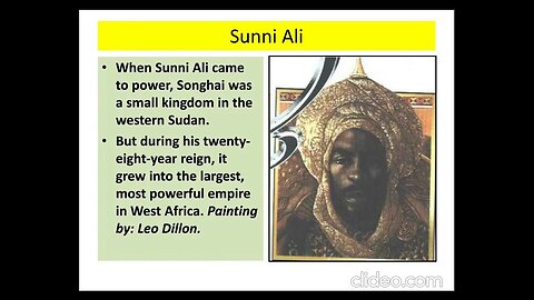 Sunni Ali-Most Feared King of West Africa #Sunni Ali #West Africa