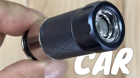 This Flashlight Fits In Your 12V Cigarette Lighter