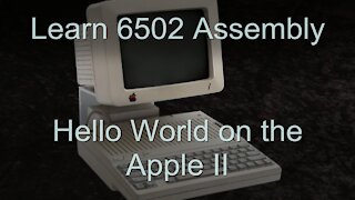 Hello World on the Apple II - 6502 Assembly Lesson H5