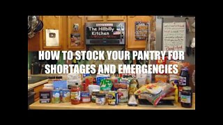 How to Stock Your Pantry for Shortages & Emergencies – Basic Pantry Foods – The Hillbilly Kitchen