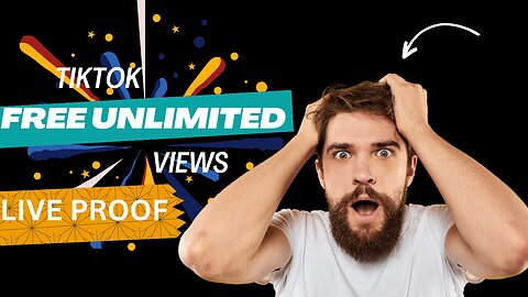 free TIKTOK unlimited views best website just one click live proof 2024