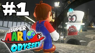 Super Mario Odyssey 100% Walkthrough Part 1: R.I.P. My Hat