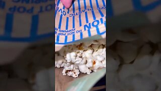 Opening steam filled popcorn bag crinkle ASMR