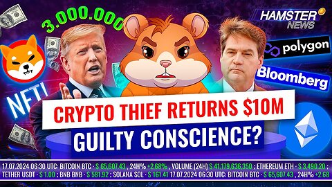 Trump's Crypto Millions and NFT Plans, Legal 'Im not Satoshi' note, and more ⚡️ Hamster News