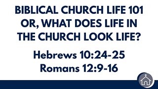 Simple Church 2: Back to Basics (7) - "What Does Biblical Church Life Look Like?"