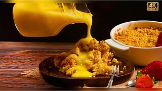How to make Apple Crumble with Custard