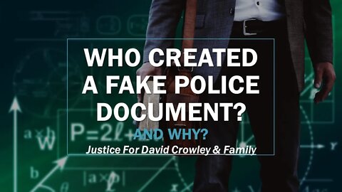 Who Created A Fake Police Document (Gray Stage #237)