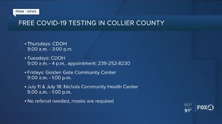 Collier County coronavirus testing sites