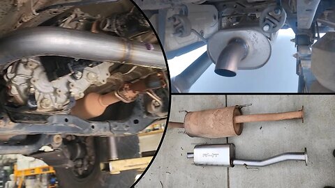 3rd Gen Toyota Tacoma Exhaust Reroute and R4T High-Clearance Cat-Back Exhaust #overland #tacoma