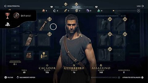 Brilhante! - Adquira e equipe seu primeiro item Lendário - Assassin's Creed Odyssey