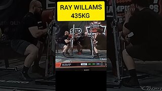 Agachamento de 435kg de RAY WILLAMS - 2023 #Shorts