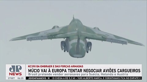 Ministro da Defesa vai à Europa para negociar cargueiro militar KC-390