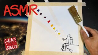 Spaceman Looking for Earth Pop Art ASMR