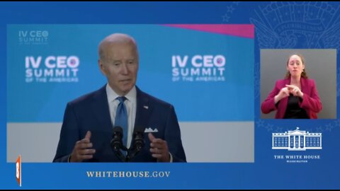 LIVE: President Biden Delivering Remarks at CEO Summit of the Americas...