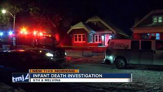 Infant death investigation underway on Milwaukee's north side