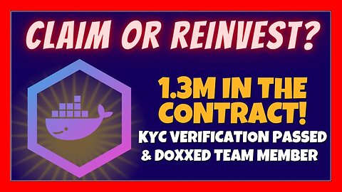 Huge Bump In The TVL 🚀 1.3M In The Contract After The KYC 🏆 Is It Time To Claim Or Reinvest❓🤔