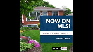 ‼️Now on MLS! 64 Stanley St Cambridge Ontario