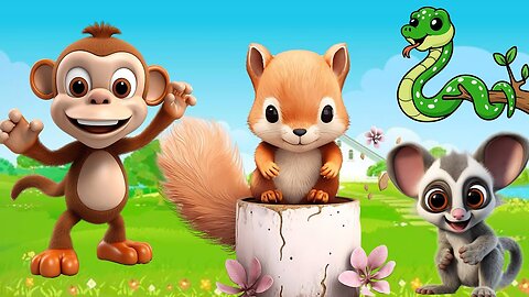 Cute Arboreal Animal name with pictures| know about arboreal animal Arboreal Animals for Children'