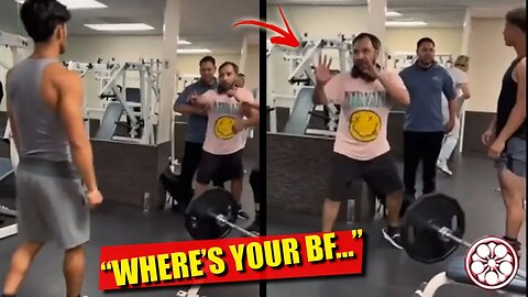 GYM BRO Starts Fight... Gets Laughed Out Of The Gym