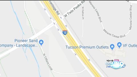 Woman in hospital after possible road rage incident near Twin Peaks and I-10