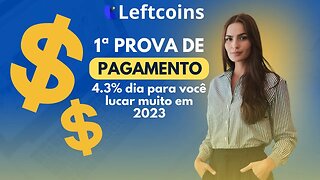 LEFTCOINS: PROVA DE PAGAMENTO, RENDA EXTRA E DINHEIRO NO BOLSO TODO DIA