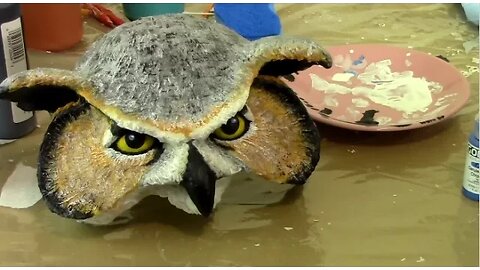 How to Make an Owl Mask, Part 2