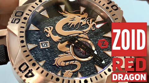 Zoid Limited Edition Dragon Automatic Watch in Red and Rose Gold Review