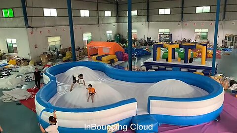 Inflatable Bouncing Cloud #inflatablefactory #inflatablesale #inflatablesupplier #bouncer #jumping