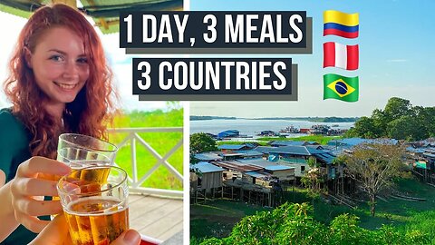 3 MEALS 3 COUNTRIES IN 1 DAY CHALLENGE (Colombia, Peru, Brazil)