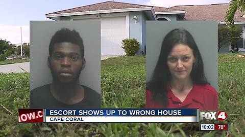 Escort service shows up to wrong house in Cape Coral