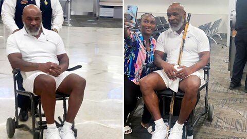 "Steely" Mike Tyson ląduje na wózku inwalidzkim: "Zostałem zmuszony do zaszczepienia się"