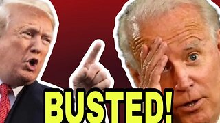 BIDEN PANICS AS NEW EVIDENCE REVEALS HIS CRIMES