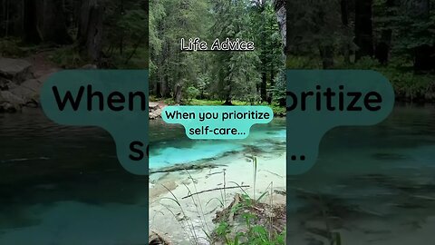 When you prioritize self-care… #lifeadvice #quotes #life #advice #shorts