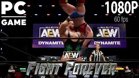 Wonder Woman vs. Wardlow! - AEW Fight Forever: Mixed Falls Count Anywhere Match [60 FPS PC]
