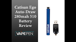 Cartisan Auto-Draw 280mAh 510 Vape Battery Unboxing