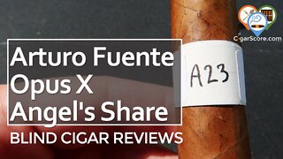WORTH $27? The Arturo Fuente OPUSX Angel's Share Robusto - CIGAR REVIEWS by CigarScore
