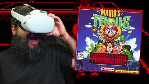 Mario's Tennis (Virtual Boy) on META QUEST 2!