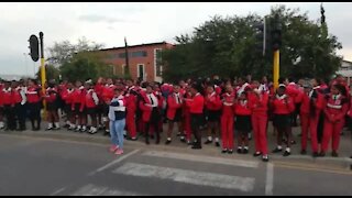 South Africa - Cape Town - Bloekombos high School Protest Day 2 ( Video edited by Lubabalo Poswa) (L8k)