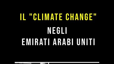 GEOINGEGNERIA - EMIRATI ARABI: 17 febbr 2024 "L’evento meteorologico è stato "indotto" (la fonte è nella descrizione)