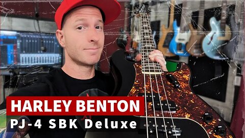 Harley Benton PJ-4 SBK Deluxe - Unboxing & Demo