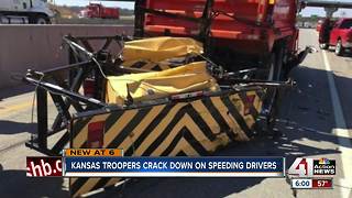 Kansas cracking down on speeders in work zones