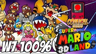 [COMICAL GAMES] Scrubby Plays: Super Mario 3D Land Episode 7 - World 7 100%!